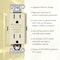 Faith Self-Test 15A TR GFCI Outlet Receptacle, Light Almond, PK 10 GLS-15ATR-LA-10 - alternate 2